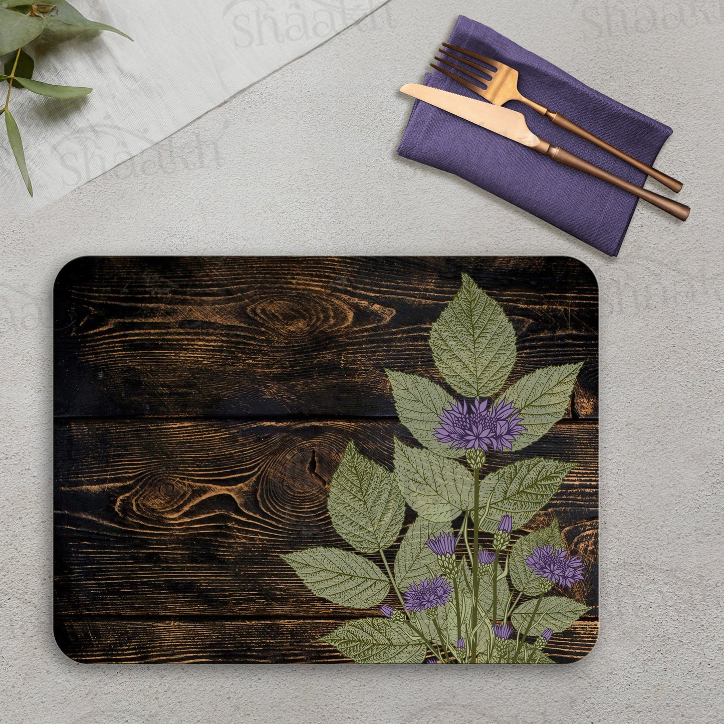 Violet Stem Tablemats | TM 118