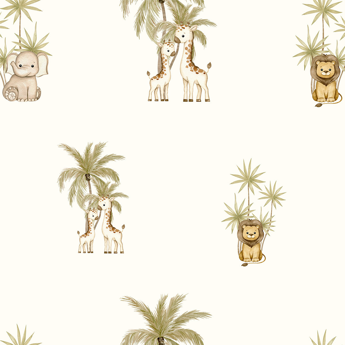 "Peek-a-Zoo" Wallpaper | WP 258
