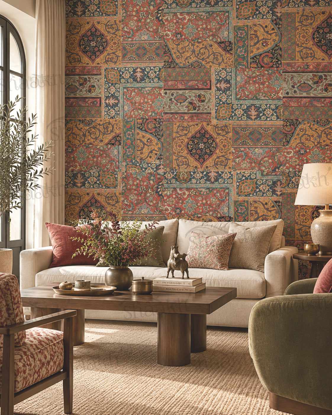 Persian Carpet Print Wallpaper | WP 120