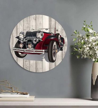 Vintage car Wall Plate -Red | RWA 010