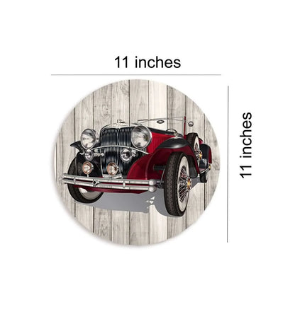 Vintage car Wall Plate -Red | RWA 010