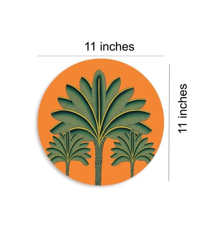 The Auspicious Banana Tree Wall Plate | RWA 018