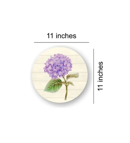 Hydrangeas Flower on wooden pallets Wall Plate | RWA 020