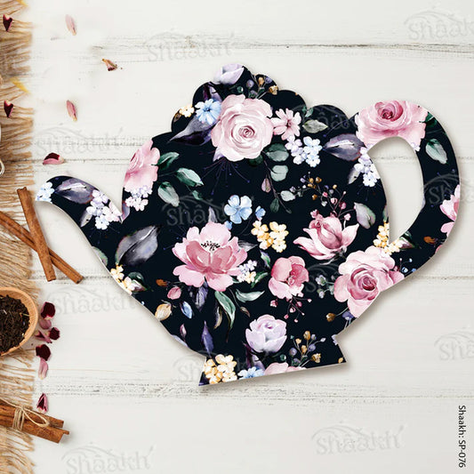 Bunch of Flowers Kettle Shaped Platter | SP-076