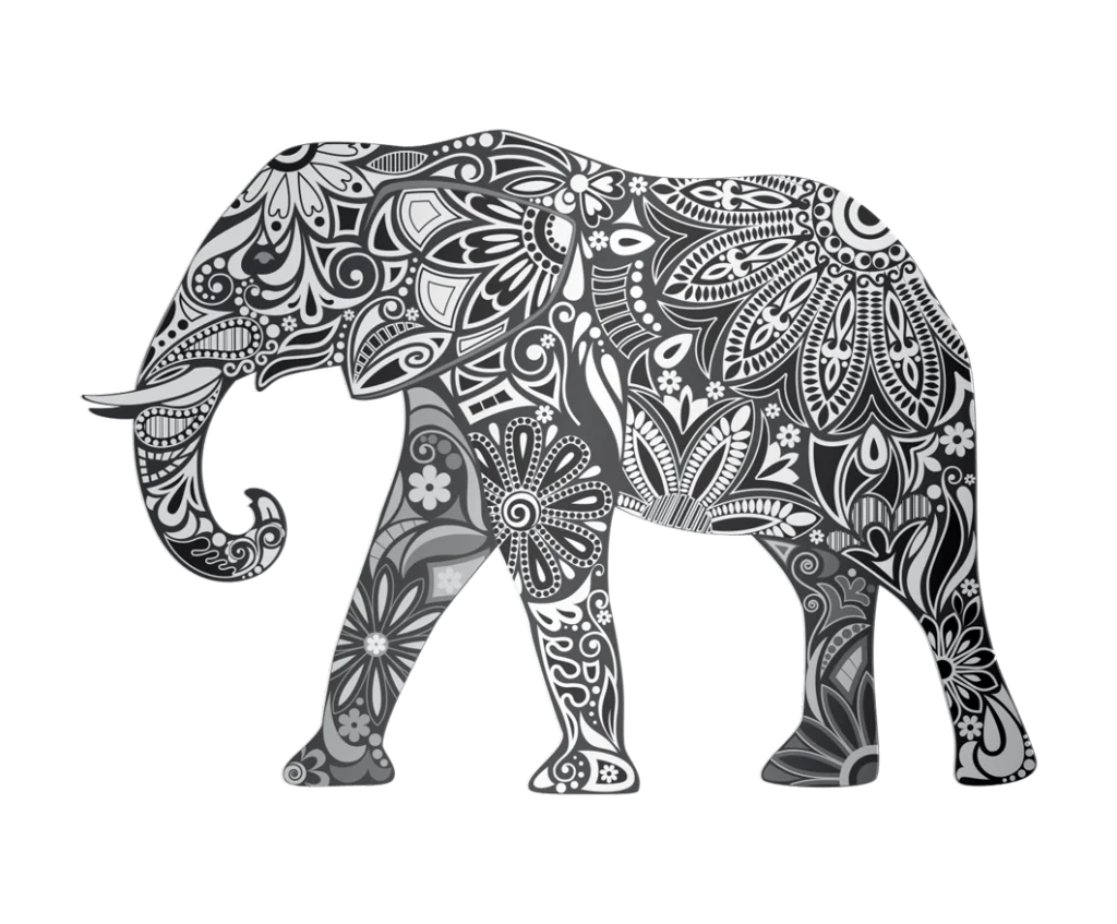 Steel Elephant Monochrome SWA 008
