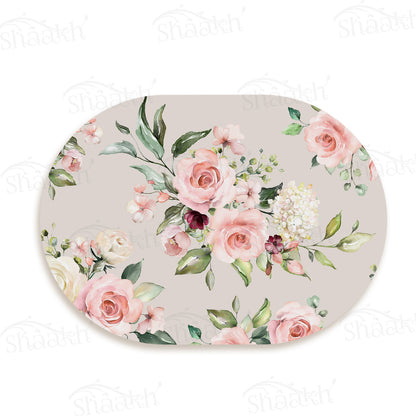 Watercolor Roses Bunch Table Mats | TM 013 (Set of 2)