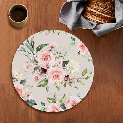 Watercolor Roses Bunch Table Mats | TM 013 (Set of 2)