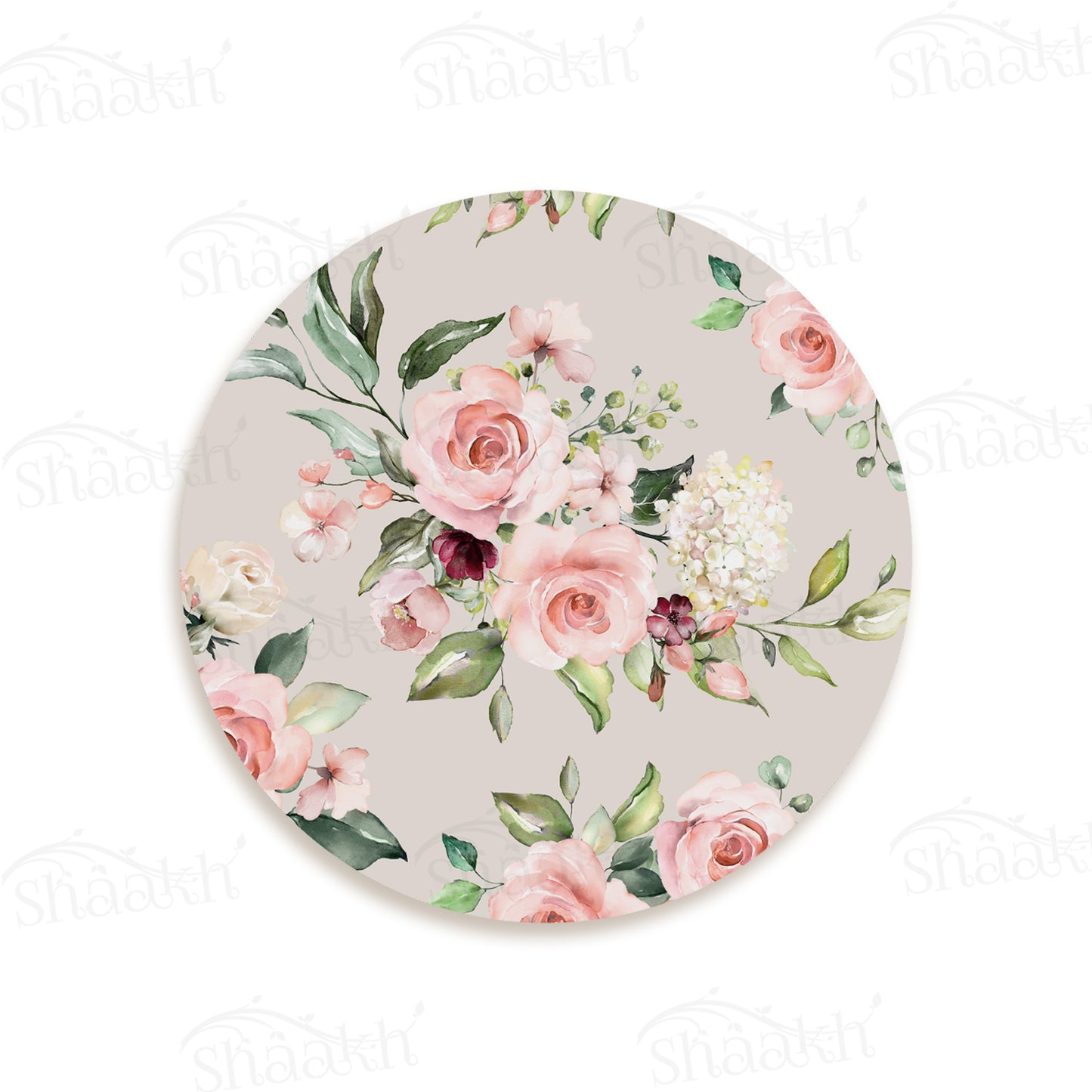 Watercolor Roses Bunch Table Mats | TM 013 (Set of 2)