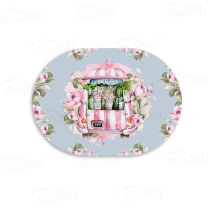 Flower Truck Table Mat | TM 020 (set of 2)