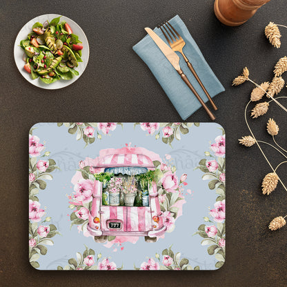 Flower Truck Table Mat | TM 020 (set of 2)