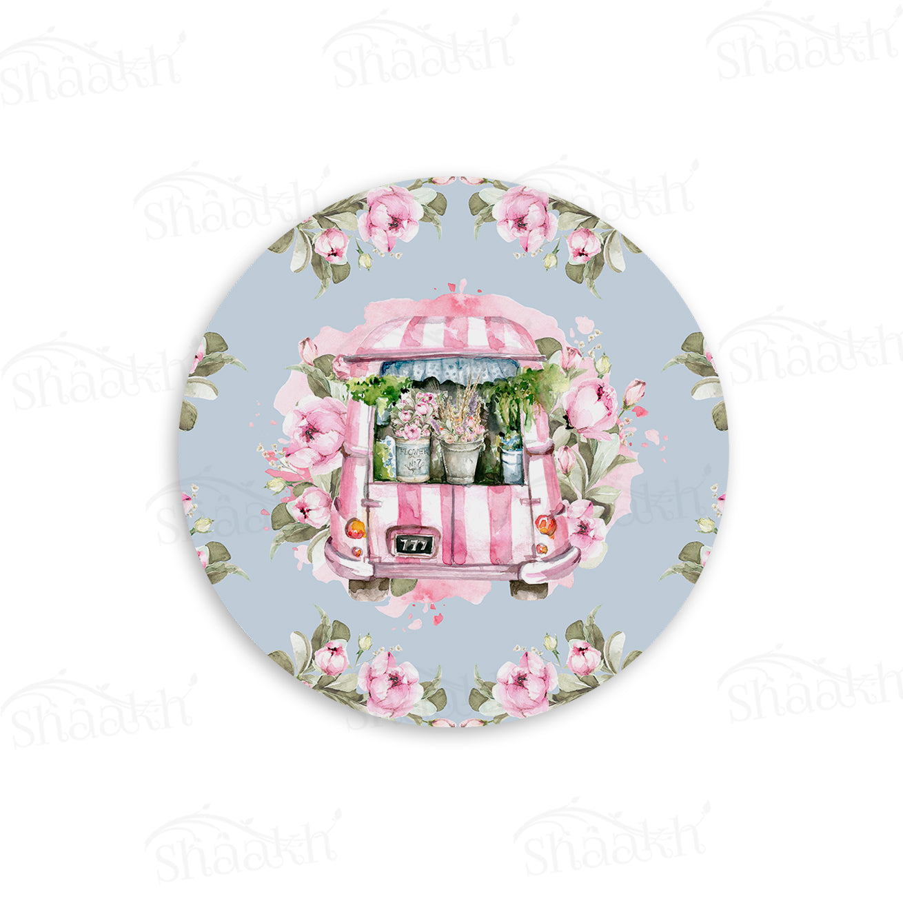 Flower Truck Table Mat | TM 020 (set of 2)