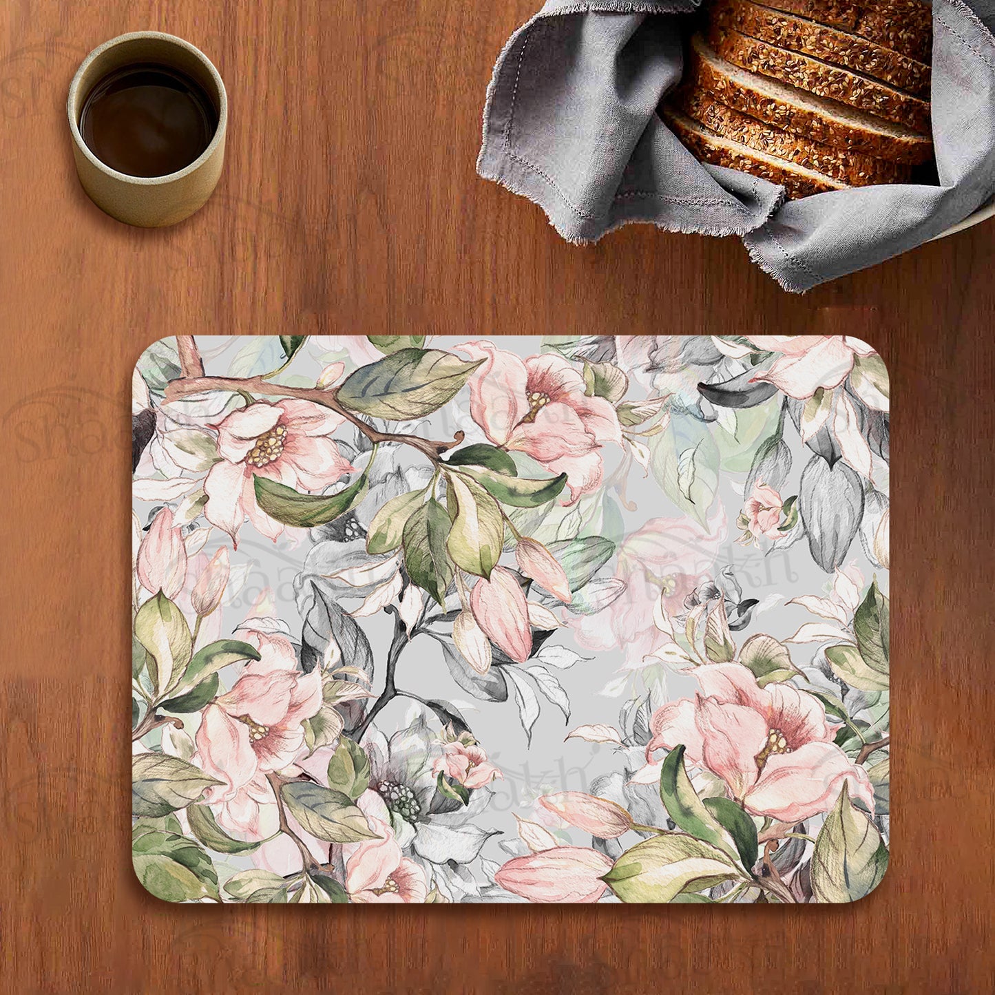 Spring Branches (Pale Blue) Table Mats | TM 023 (Set of 2)