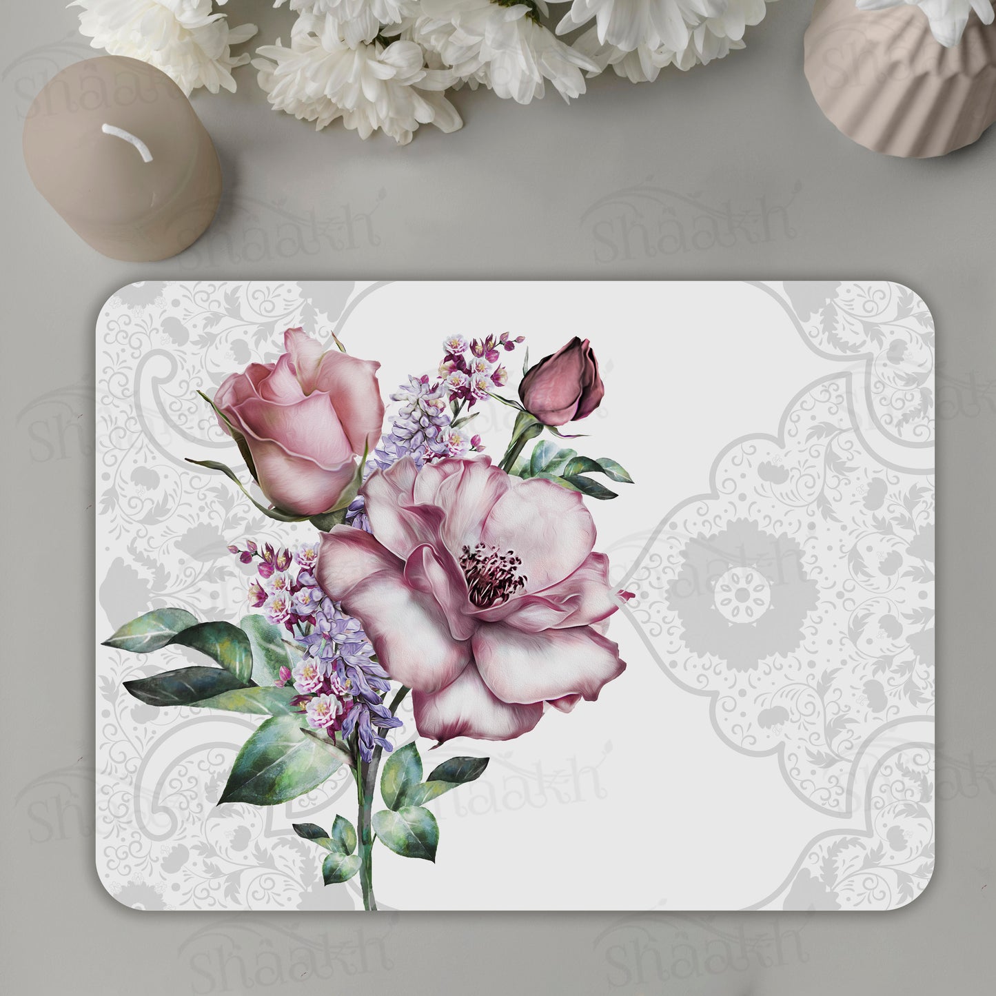 Flowers Bunch Table Mats | TM 042 (Set of 2)