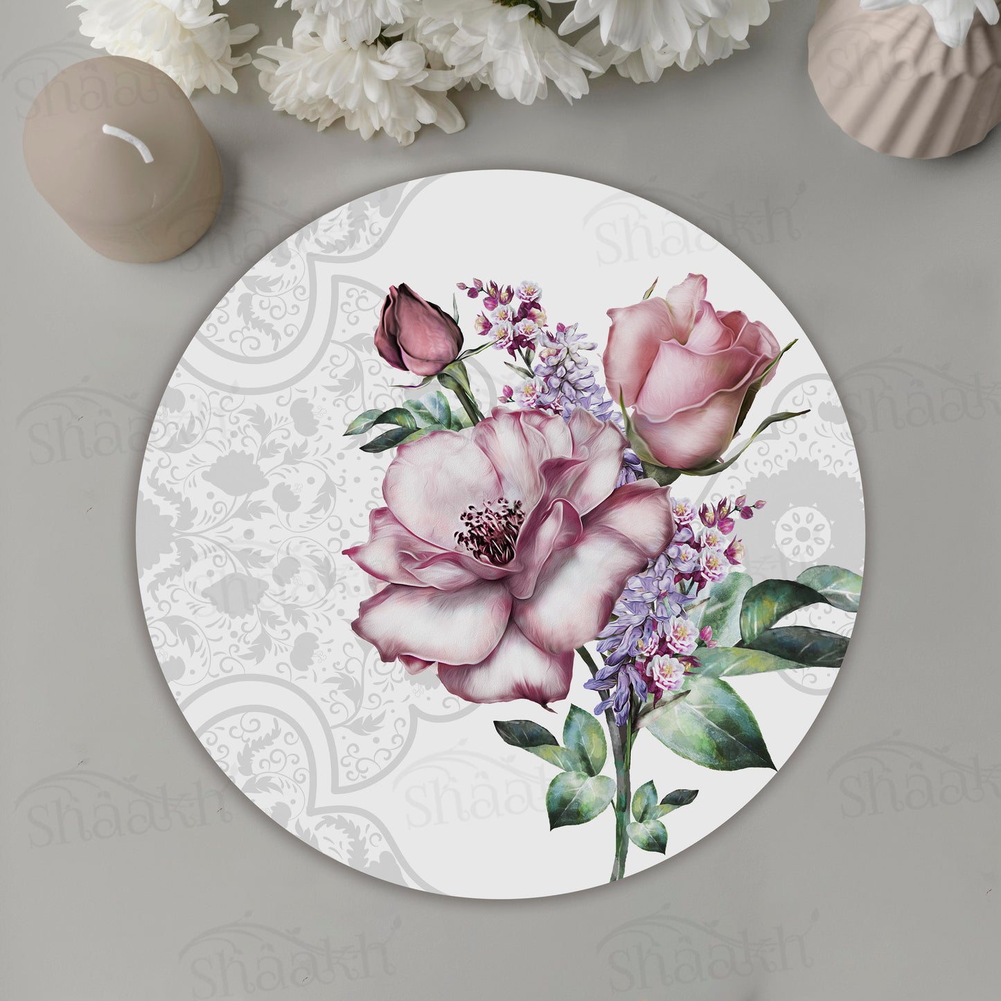 Flowers Bunch Table Mats | TM 042 (Set of 2)