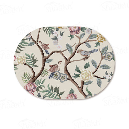 Oriental Birds & flowers Table Mat | Placemats TM 052 (set of 2)
