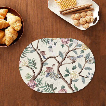 Oriental Birds & flowers Table Mat | TM 052 (set of 2)