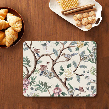 Oriental Birds & flowers Table Mat | TM 052 (set of 2)