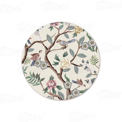 Oriental Birds & flowers Table Mat | TM 052 (set of 2)