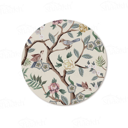Oriental Birds & flowers Table Mat | Placemats TM 052 (set of 2)