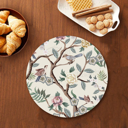 Oriental Birds & flowers Table Mat | TM 052 (set of 2)