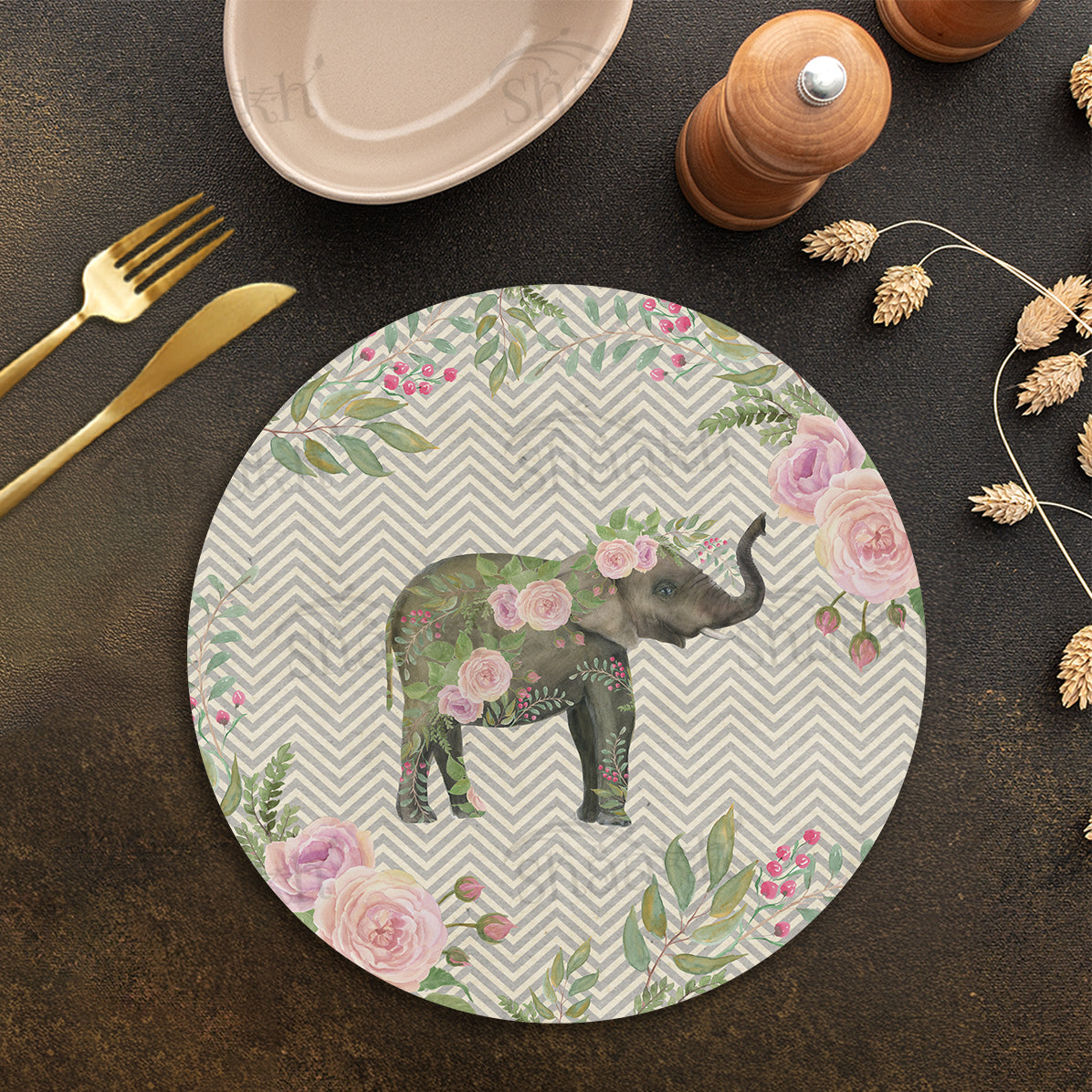Ele Family Table Mats | TM 059 (set of 2)
