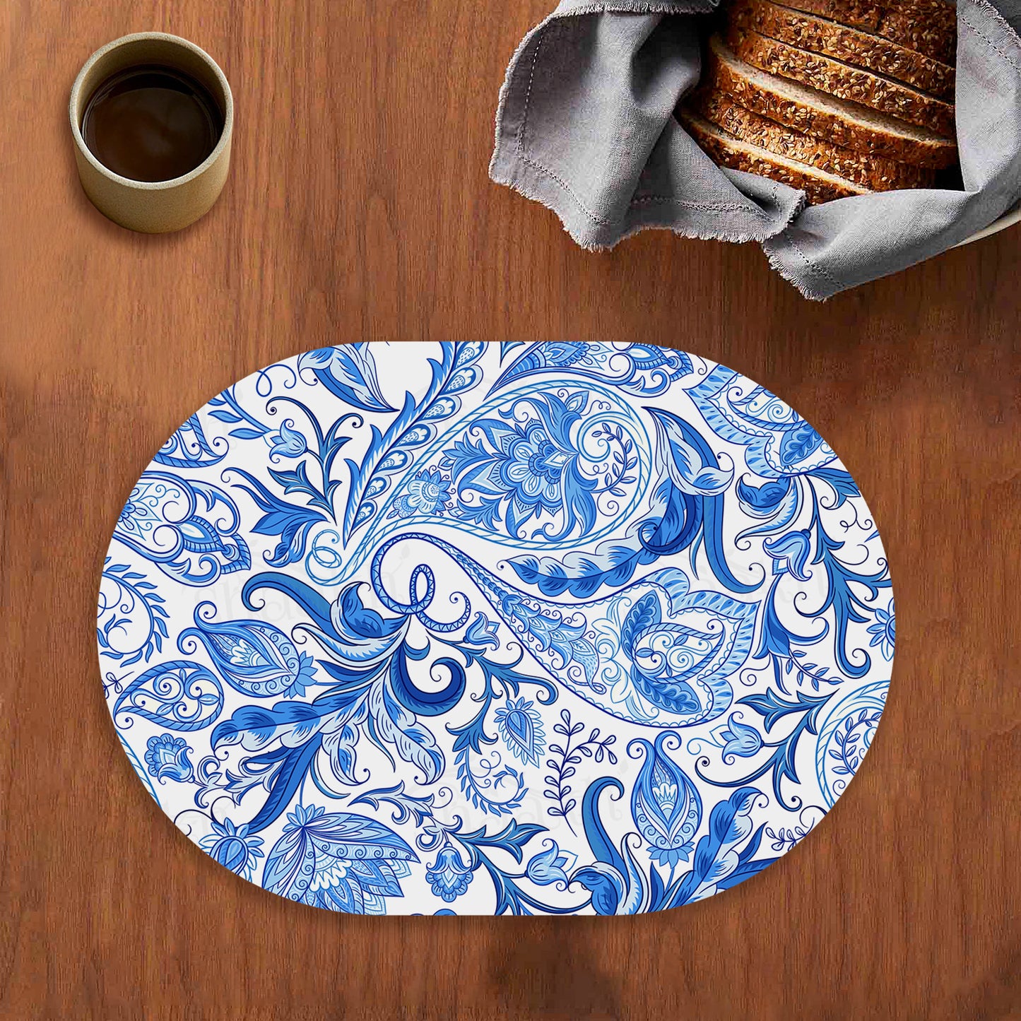 Blue Paisley Tablemats | TM 064 (set of 2)