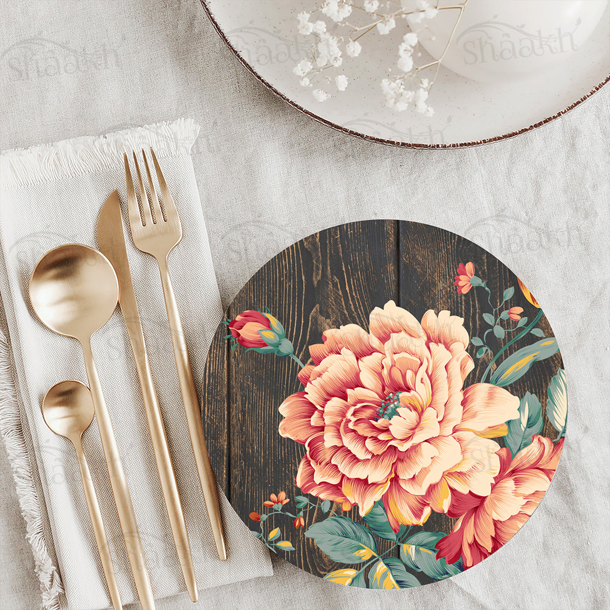 Trivet Set - Barboque Art - MDF Trivets for Dining Table - Set of 2 ...