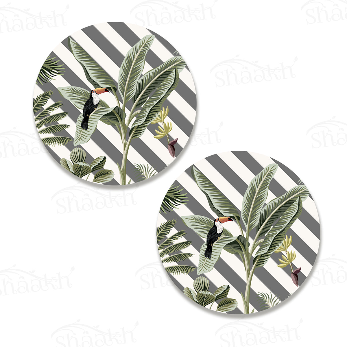 Evergreen Tropical Coasters | CT 1140