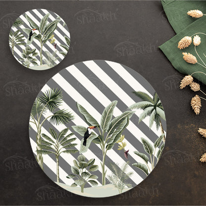 Tropical Coordinated Set | TWC 101 (8 Mats, 4 Trivets)