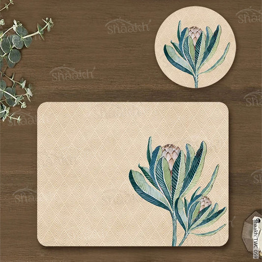 Proteas Coordinated Mats & Trivets Set | TWC 059 (8 Mats, 4 Trivets)