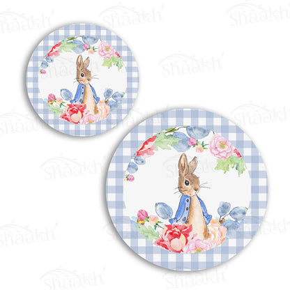 Bunny in Wonderland Coordinated Set | TWC 081 (8 Mats, 4 Trivets)