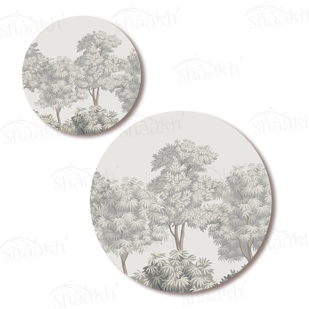 Winter Hues Coordinated Set | TWC 093 ( 8 Mats, 4 Trivets )