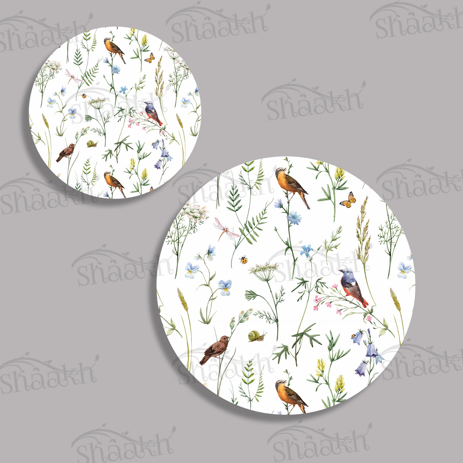 Chirping Around Coordinated Set — coordinated dining set by Shaakh, handcrafted in India