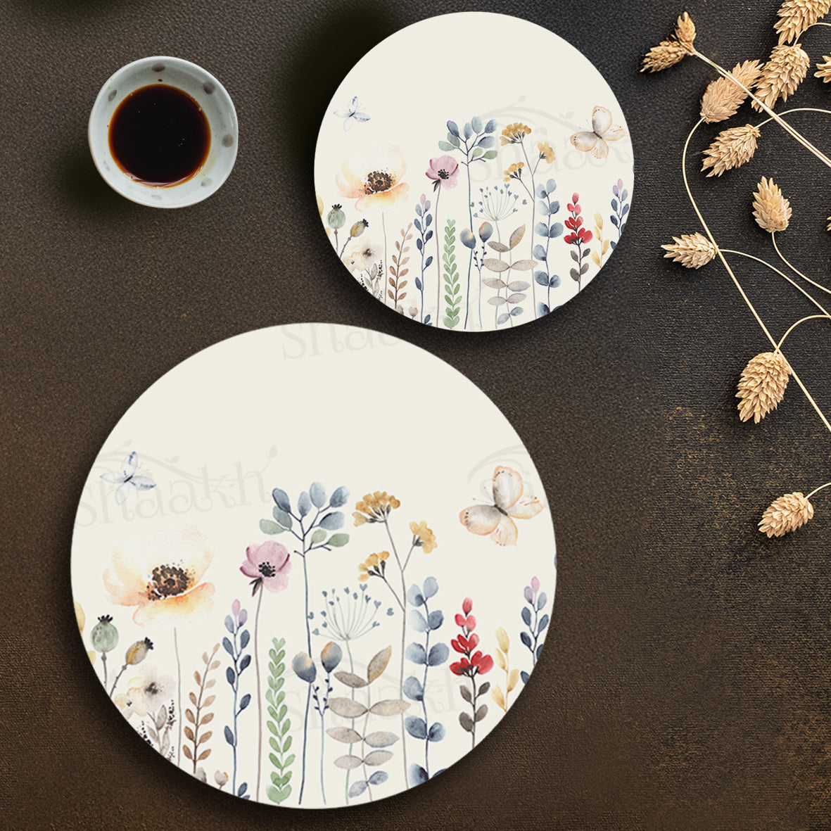 Summer Hues Coordinated Set — coordinated dining set by Shaakh, handcrafted in India