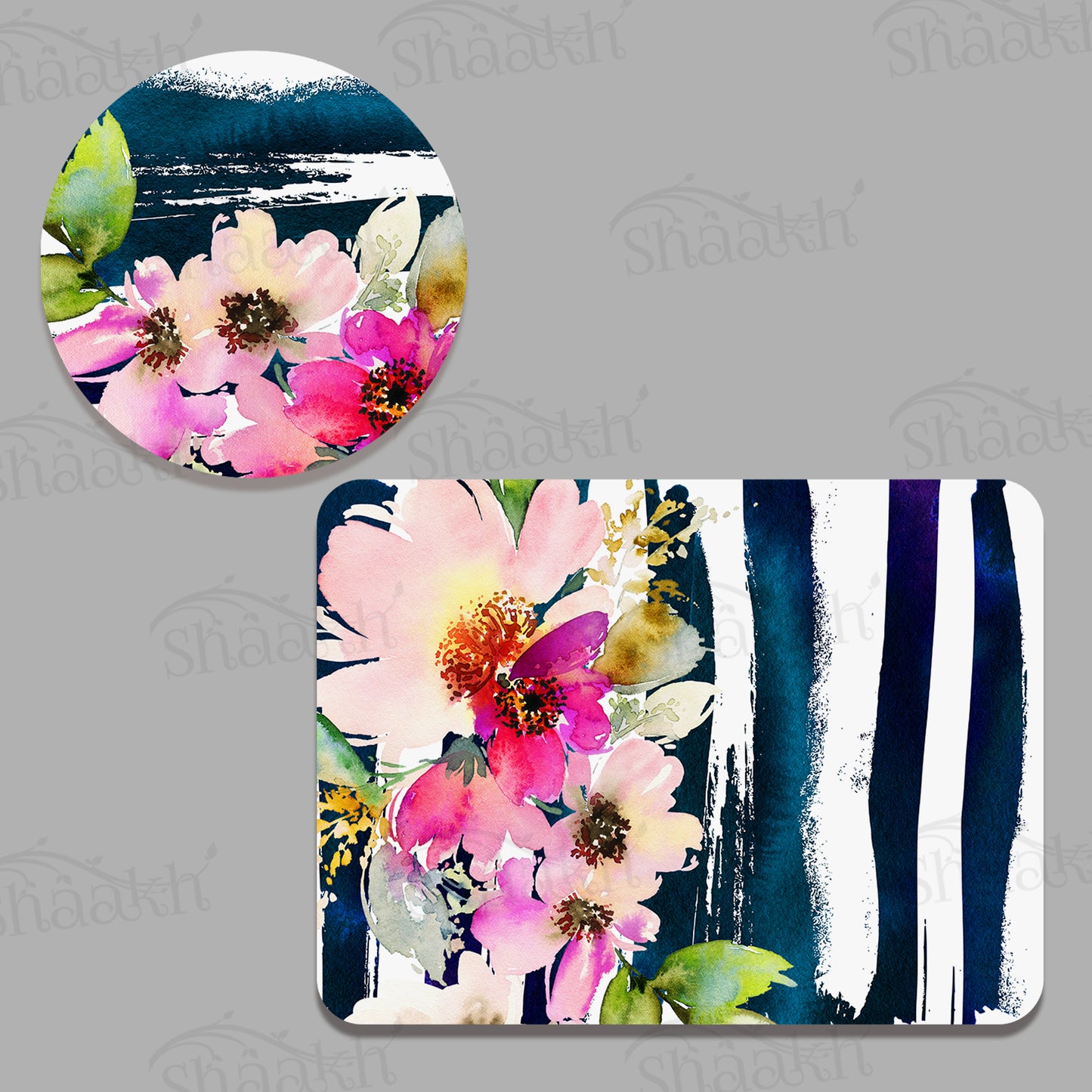Deconstructed Flowers Coordinated Set — coordinated dining set by Shaakh, handcrafted in India