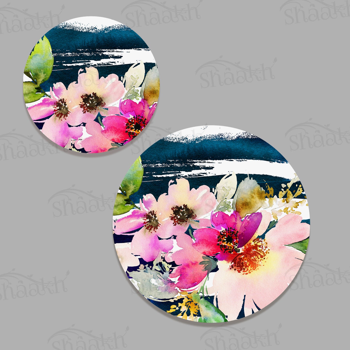 Deconstructed Flowers Coordinated Set — coordinated dining set by Shaakh, handcrafted in India