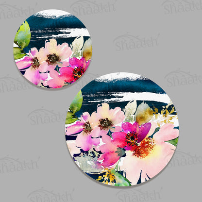 Deconstructed Flowers Coordinated Set — coordinated dining set by Shaakh, handcrafted in India