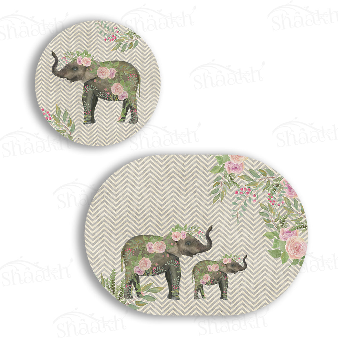 Ele Family Coordinated Set — coordinated dining set by Shaakh, handcrafted in India