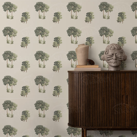 Olive Enclave Wallpaper | WP 238