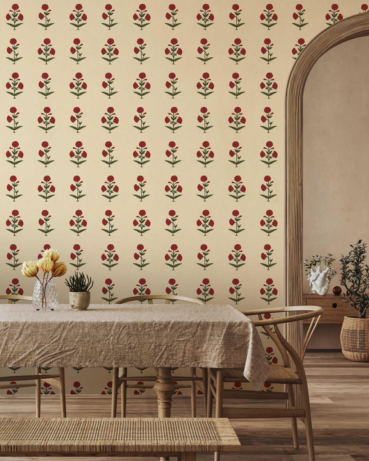 The Sweet Life of Poppy (Red) Wallpaper | WP 130