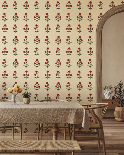 The Sweet Life of Poppy (Red) Wallpaper | WP 130