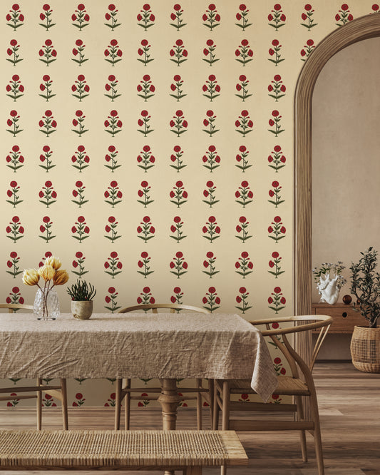 The Sweet Life of Poppy (Red) Wallpaper | WP 130