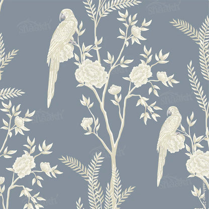 Birdsong (Pale Blue) Wallpaper | WP 221