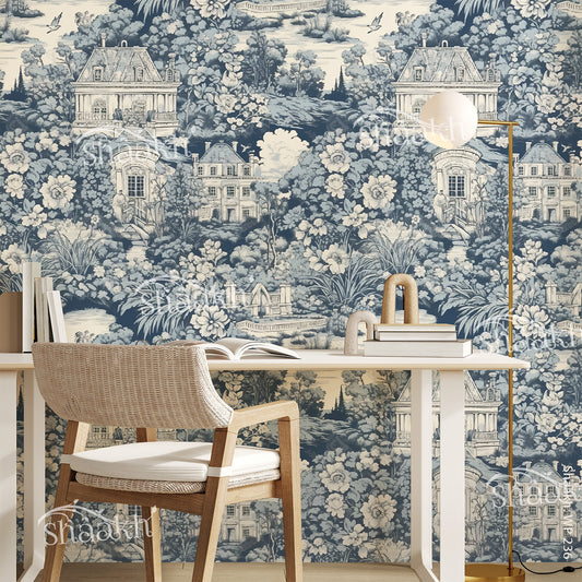 “French Toile" Wallpaper | WP 236