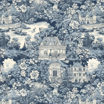 “French Toile" Wallpaper | WP 236