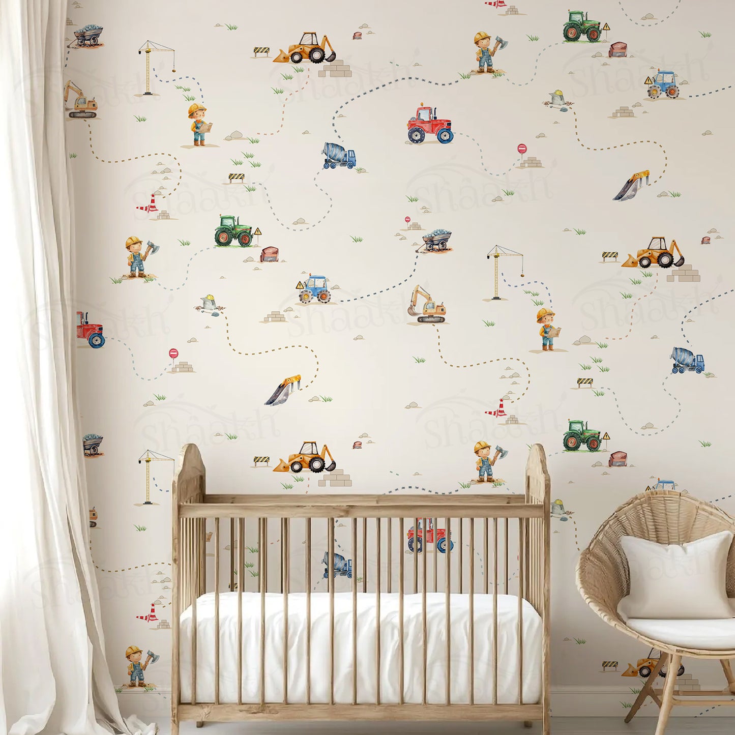 "Little Builders" Wallpaper | WP 255