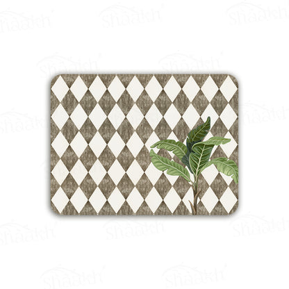 A Lone Palm on Vintage Background Table Mats | TM 063 (Set of 2)