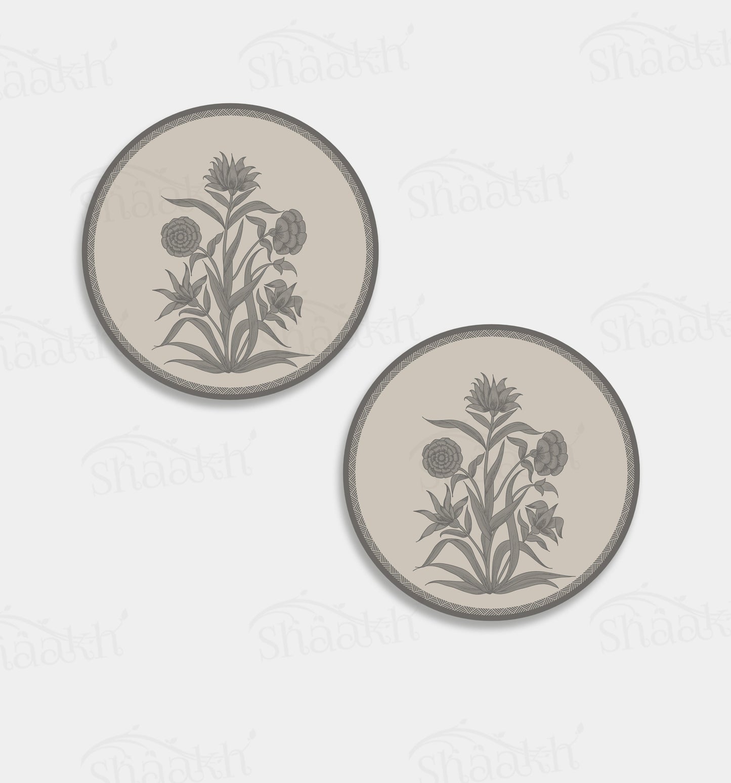 Firdaus (Ashen Linen) Coasters | CT 1147