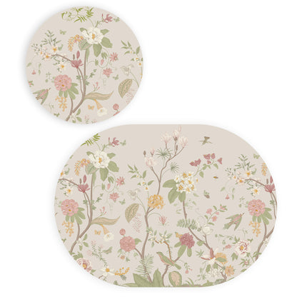 Delicate Fernscape Coordinated Set | TWC 116 (8 Mats, 4 Trivets)