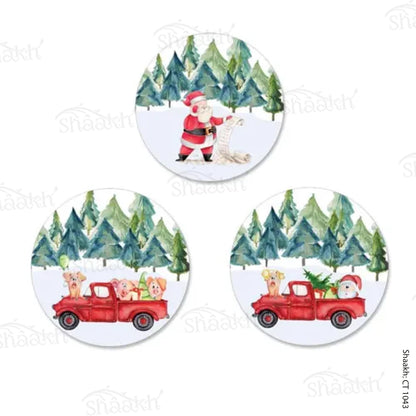 “Santa Crew” Coasters CT 1043